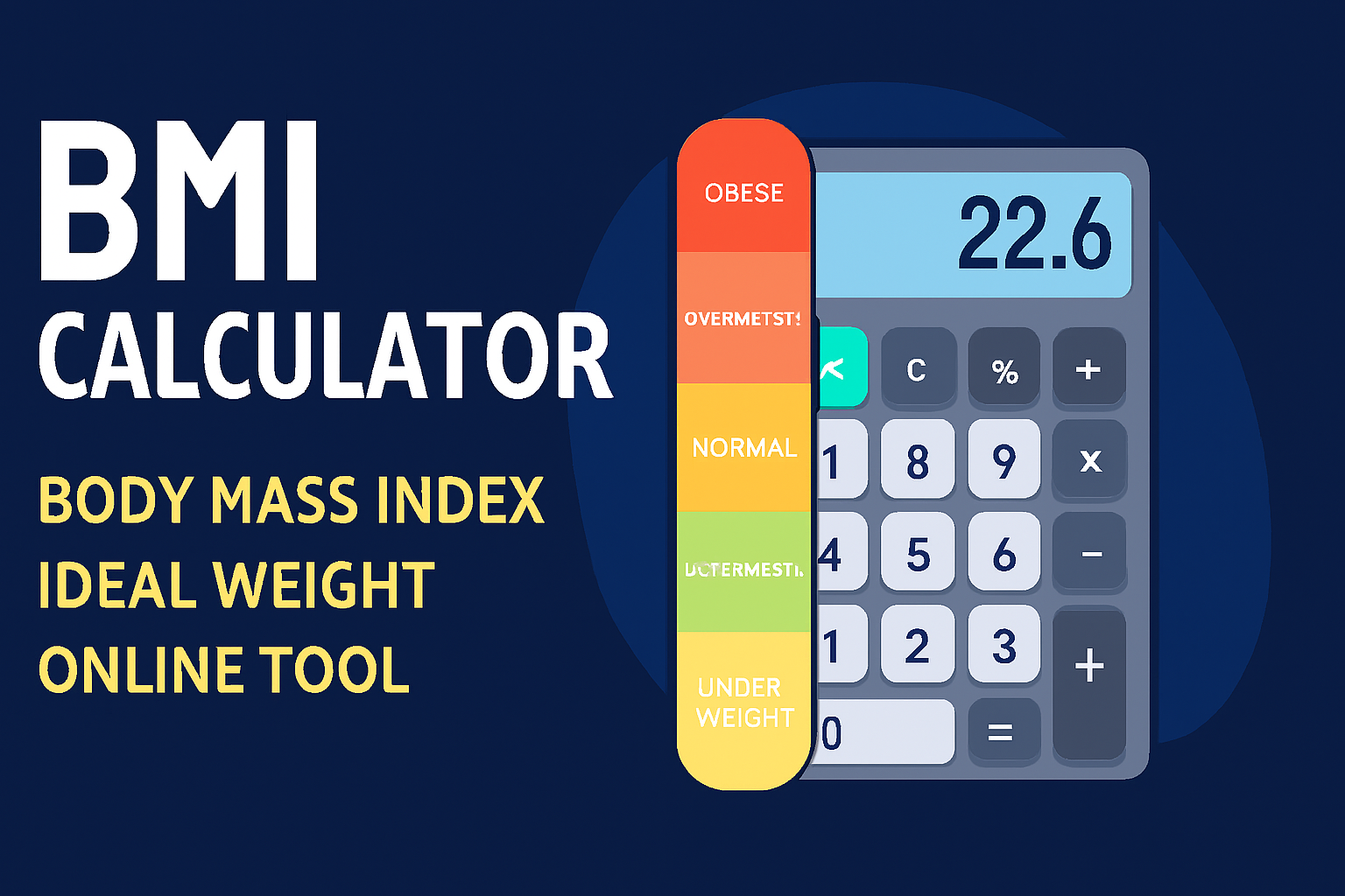 BMI Calculator, Body Mass Index, BMI Chart, Ideal Weight Calculator, BMI Formula, BMI Calculator Online