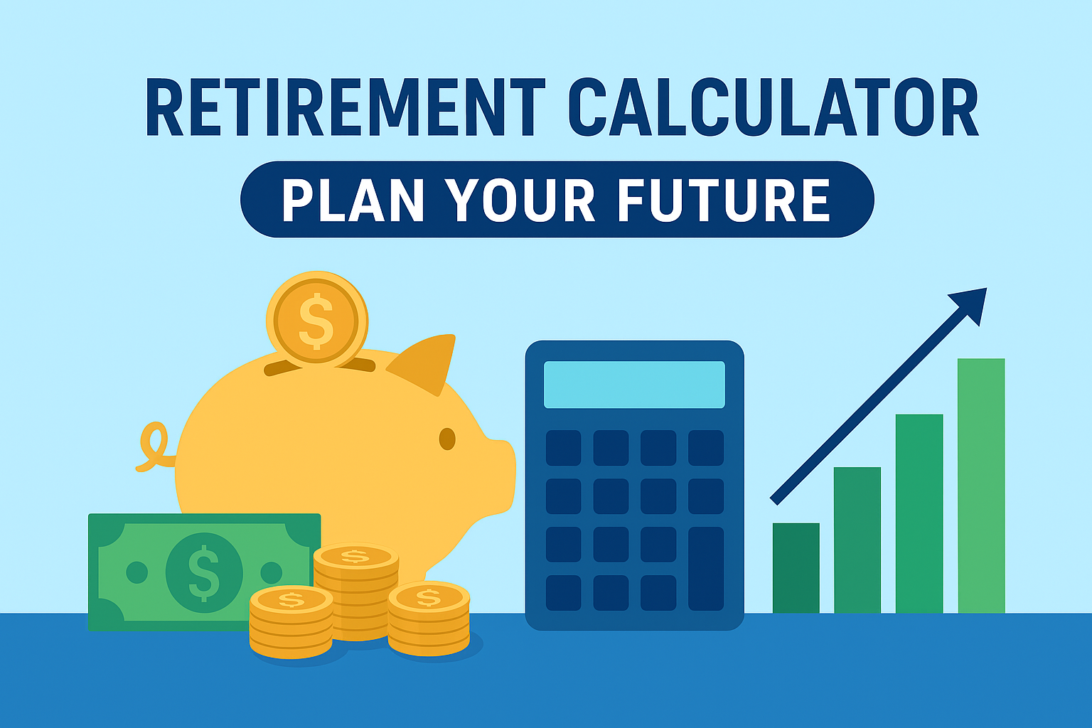 retirement calculator, retirement planning calculator, pension calculator, retirement savings calculator, retirement corpus calculator, inflation adjusted retirement calculator, monthly savings for retirement, corpus needed for retirement, retirement investment calculator, long term financial planning