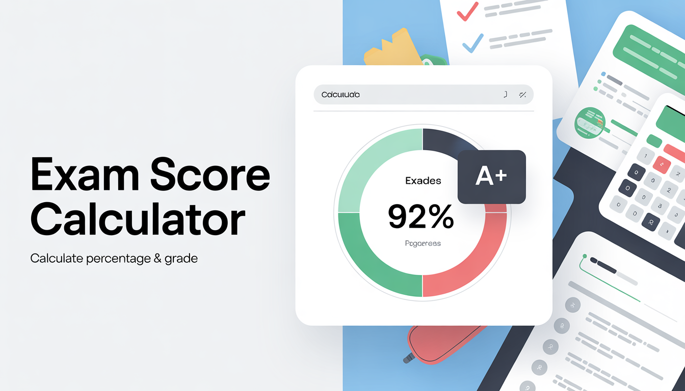 exam score calculator, weighted exam score calculator, exam percentage calculator, final exam calculator, grade calculator online, marks to grade calculator, weighted grade calculator, student result calculator, online exam calculator, assessment score calculator, academic score calculator, college exam score calculator, university grade calculator, semester marks calculator, exam marks calculator, score percentage calculator, free exam calculator